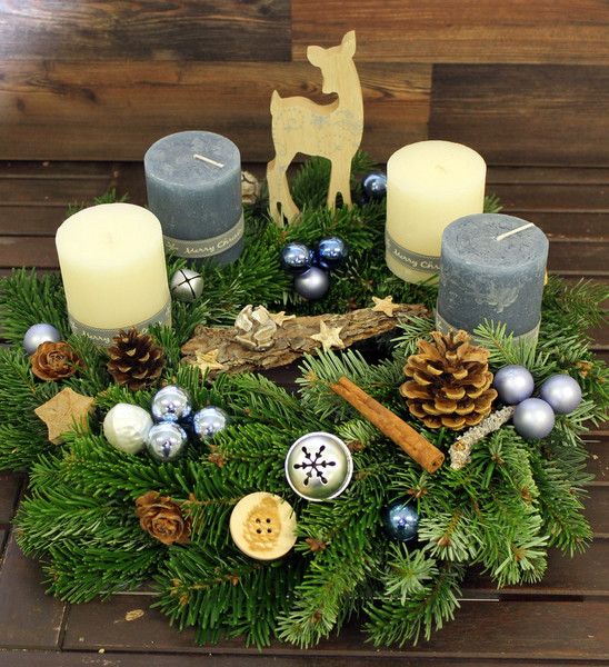 adventní věnec - jehličí 10 Inspirace na krásné adventní věnce z jehličí – vytvořte si letos vlastní