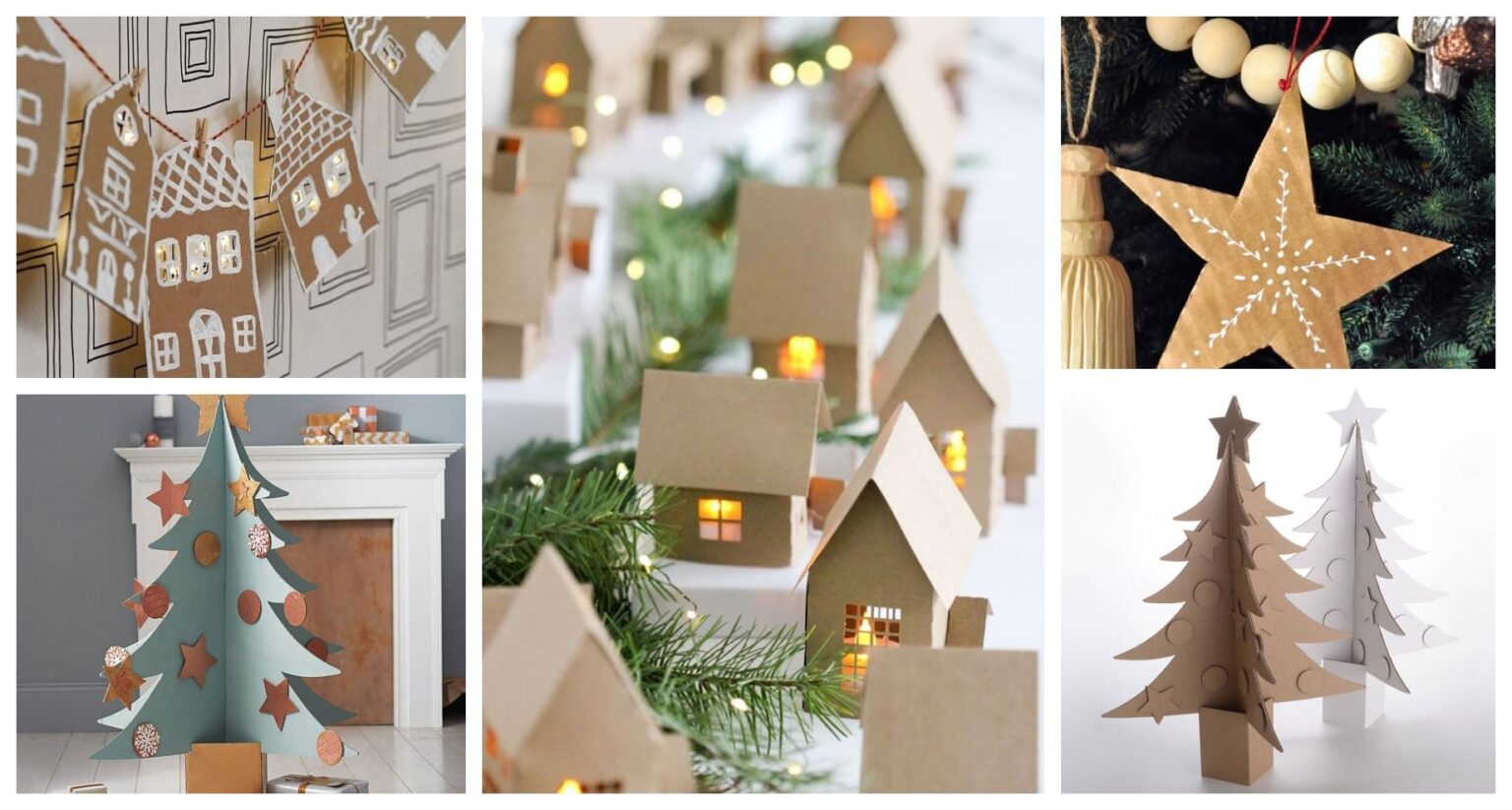 Świąteczne dekoracje z kartonu: tanie i piękne pomysły do Twojego domu