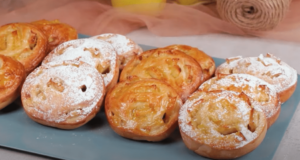 Potrzebujesz tylko trzech jabłek! Spróbuj tych chrupiących jabłkowych ślimaków