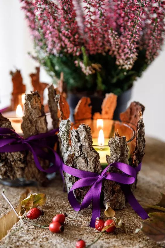 Inspirace na podzimní svícny vytvořené z přírodního materiálu: Nápady, které rozzáří Vaší domácnost! Inspirace na podzimní svícny vytvořené z přírodního materiálu: Nápady, které rozzáří Vaší domácnost!