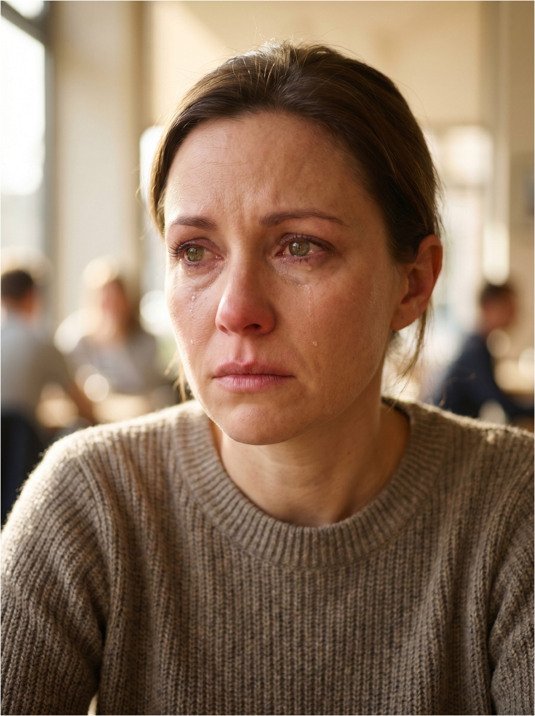 Emoce Lucie při konfrontaci s Petrou.