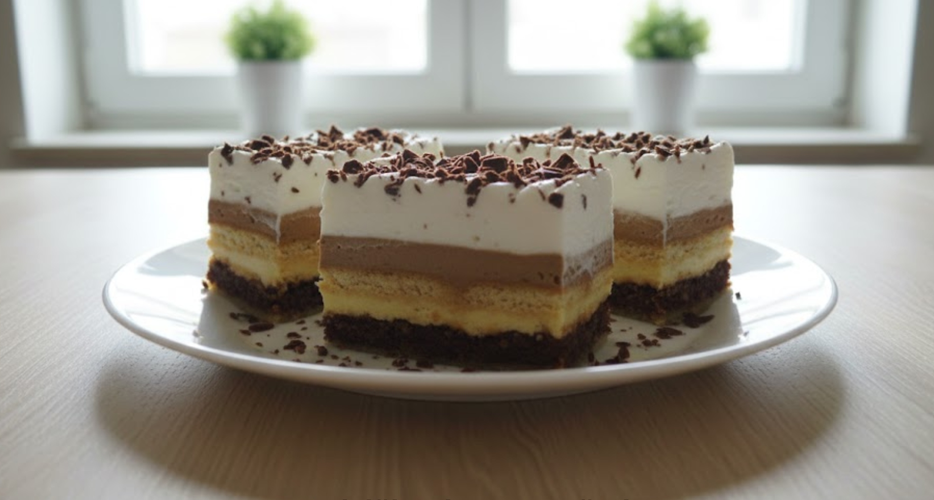 Grzesznie pyszne ciasto Kinder Bueno z orzechami włoskimi, Nutellą, kremem budyniowym i herbatnikami BeBe