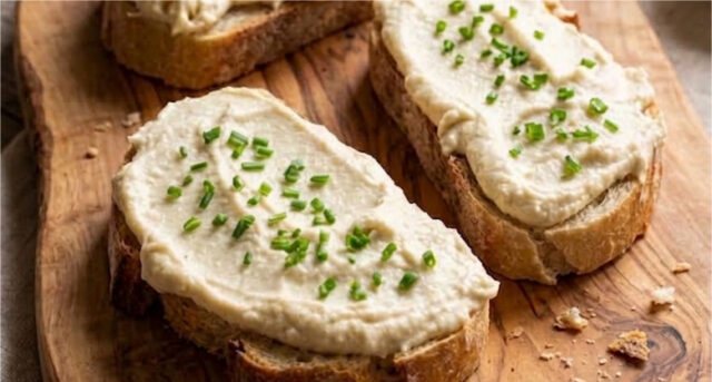 pasta-z-jajek-smazonych-z-serkiem-i-musztarda-gotowa-w-kilka-minut-824 Pasta z jajek smażonych z serkiem śmietankowym i musztardą gotowa w kilka minut