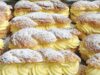 Puddingówki: Pachnące, puszyste i pełne pysznego waniliowego kremu Domowe puddingówki z waniliowym kremem na blasze