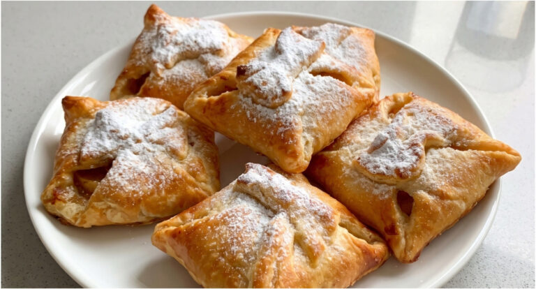 Jabłka w cieście francuskim: Chrupiące paczuszki z dżemem i orzechami