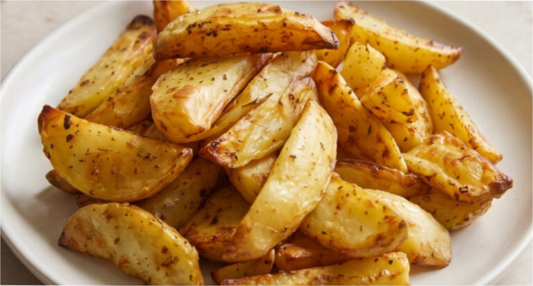 Pieczone ziemniaki w miodowo-musztardowej marynacie: Chrupiący dodatek bez soli