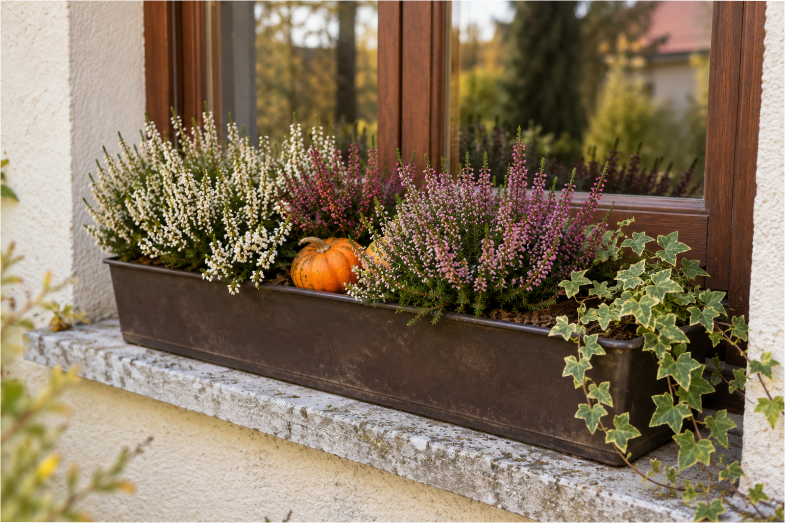 Nie chowaj skrzynek po pelargoniach: 20 jesiennych pomysłów, które rozświetlą parapet i balkon