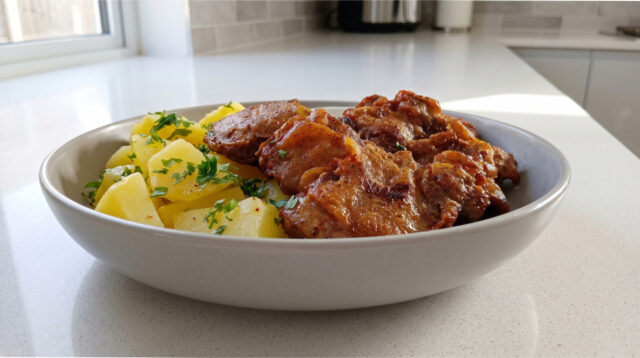 wariacja-500-1-scaled Kruche wątróbki drobiowe w pikantnym cieście na talerzu